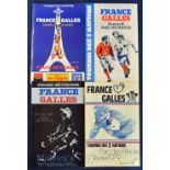 France Home Rugby programmes v Wales (4): Doublers from earlier lots, the games in Paris from