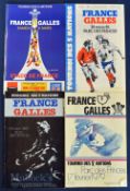 France Home Rugby programmes v Wales (4): Doublers from earlier lots, the games in Paris from