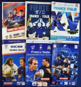 2000-on France v Italy Rugby Programmes (6): Issues from 2000, then every two years 2008-16