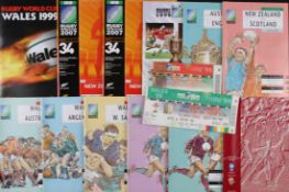 Rugby World Cup Doubles and Extras (14): Duplicates etc from earlier lots, 1991 Final, 3rd/4th
