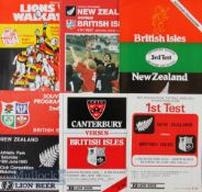 1983 British & I Lions in NZ Rugby Package (6): All 4 tests plus the programmes for the clashes at