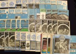 Collection of Manchester City home football programmes 1946/47 Rangers (friendly), Fulham, 1947/48