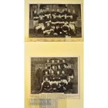 Mounted Rugby Team Photographs 1892 etc (6): Lovely group of six of the well-known, numbered and