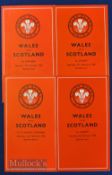1935-1950 ‘Dummy’ Wales v Scotland Rugby Programmes (4): The red-covered Scottish-pattern issues