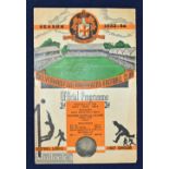 1953/54 Scarce Wolverhampton Wanderers v Bolton Wanderers mid-week 24 March 1954 afternoon match
