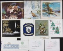 Collection of Scottish clubs Xmas cards to include Aberdeen 1961+1963, Celtic, Scottish League,