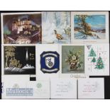 Collection of Scottish clubs Xmas cards to include Aberdeen 1961+1963, Celtic, Scottish League,