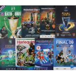 European Rugby Finals etc Programmes Doublers (8): All also included in earlier lots; Cup Finals