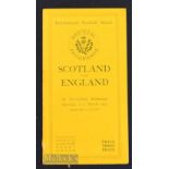 1925 Rare & Historic Scotland v England Rugby Programme: Scotland’s 14-11 Calcutta Cup win and Grand