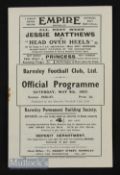 1936/37 Sheffield v Hallamshire County FAC final match programme Barnsley v Sheffield Utd at