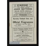 1936/37 Sheffield v Hallamshire County FAC final match programme Barnsley v Sheffield Utd at