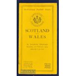 1924 Rare Scotland v Wales Rugby Programme: The issue as ever for this last Welsh visit to