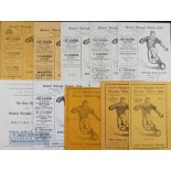 Selection of Gosport FC home match programmes 1948/49 Southampton (f) 1951/52 Christchurch 1952/53