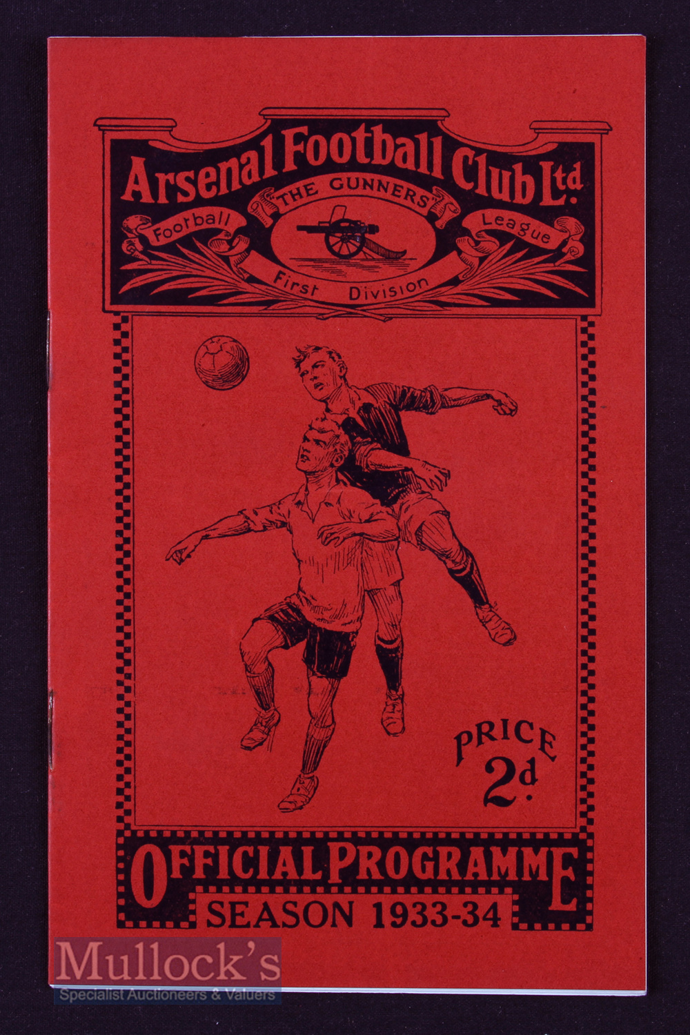 1933/34 Arsenal v West Bromwich Albion Div. 1 programme 6 September 1933 Good, tiny mark.