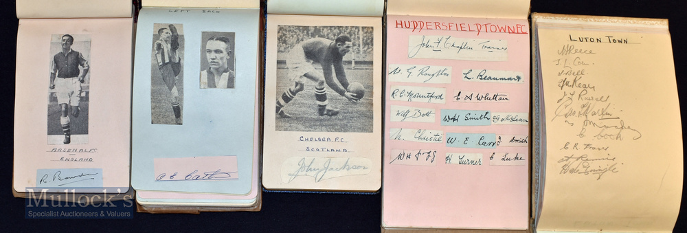 Interesting Selection of Early 1930s Football Autographs within 5 various albums including a wide - Image 3 of 3