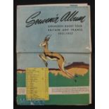 Springbok UK & France Tour 1951-2 Souvenir Album: Large attractive SA publication with pages full of