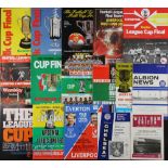 Collection of Football League cup final match programmes to include 1965 Chelsea v Leicester City,