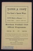 1932/33 Hersham v Newhaven 10 September, fair-good.