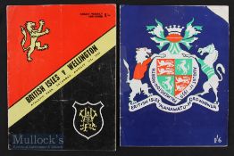 1959 British & I Lions Programmes in N Zealand (2): The tourists’ games v Manawatu-Horowhenua (1”