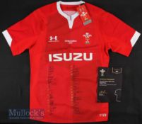 Squad-signed WRU Rugby Jersey B, Autumn 2020: Brand new WRU Official Merchandise, Limited Edition