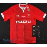 Squad-signed WRU Rugby Jersey B, Autumn 2020: Brand new WRU Official Merchandise, Limited Edition