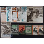 Pre-war football pools football annuals Vernons 1935/36, 1936/37, plus Vernons Bulletins (3);