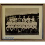 c1960s Swansea Town Football Photograph framed measures 38x34cm