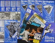 Collection of Birmingham City home programmes to include 1954/55 (4), 1955/56, 1956/57 (3), 1957/58,
