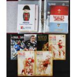 2010-2011 Great Wales Rugby Programme Collection (20): 3 of 4 Autumn tests 2010 (Australia missing),