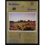 Very Rare 1963 Griquas v Australia Rugby Programme: Wallabies match programme on tour of S Africa,