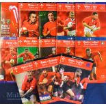 Wales Home Rugby Programmes 2002-03 (13): All at Cardiff except the first, v Romania at Wrexham