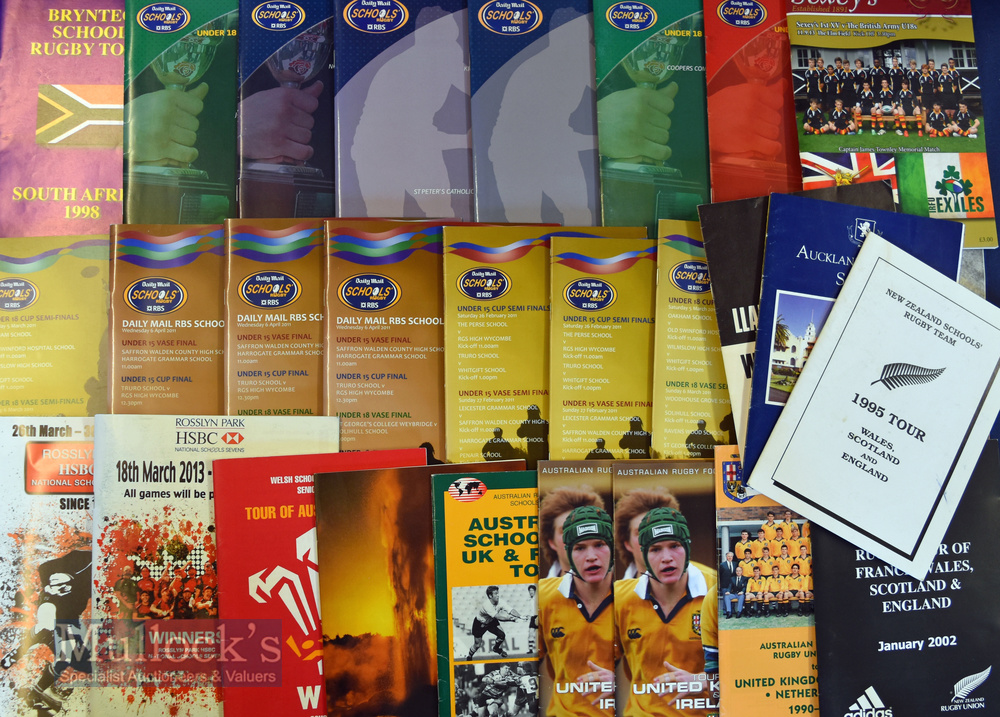 Large Schools etc Rugby Collection (200++): Schools, junior and age-group rugby, a terrific - Image 2 of 2