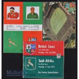 1974 Invincible British and I Lions Test Programmes in S Africa (3): The big, colourful issues for