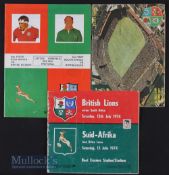 1974 Invincible British and I Lions Test Programmes in S Africa (3): The big, colourful issues for