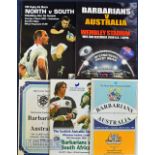 Barbarians & Other Rugby Programmes (6): The Baabaas v Australia 1984, 1988 (both Cardiff) and