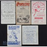Programme selection to include 1945/46 Barnsley v Rotherham Utd, 1946/47 Charlton Athletic v