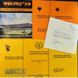 Wolves Annual report and Statement of Accounts 1976, 1977, 1978, 1979, 1980; also Wolves ’79