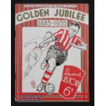 1935 Southampton FC Golden Jubilee (1885-1935) History Souvenir 50 pages, full of facts, photos