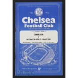 1955 Charity Shield match programme Chelsea v Newcastle Utd at Chelsea 14 September 1955. Good