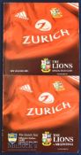 2005 British Lions Rugby Programme & Guide (2): The unusual, almost square issues for the pre-tour