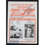 1974 World Cup Sonder Vorfchau programme 26 June 1974 covering Holland v Argentina and West