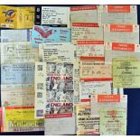 Selection of Crewe Alexandra home football tickets mainly FAC matches to include 1989 Aston Villa,