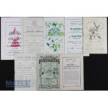 Selection of Runcorn FC home programmes 1948/49 Ellesmere Port, 1952/53 Rhyl plus insert, 1955/56