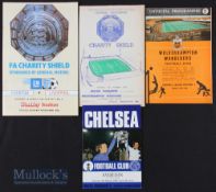 FA Charity Shield match programmes to include 1958, 1959, 1970, 1984. Good. (4)