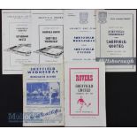 Selection of Sheffield County Cup Finals 1951 Sheffield Wednesday v Doncaster Rovers 1952/53