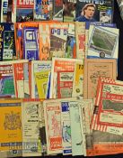 Collection of football league match programmes with a good variation of clubs and fixtures to