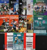 English etc Cup Rugby Programmes 1990s-2000s (13): Nice selection, inc Zurich Finals 2001, 2005 &