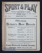 1903/04 Sport and Play (the official journal of Aston Villa, WBA & Small Heath) dated 21 November
