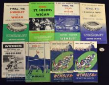 Selection of Rugby League Final Programmes to include 1948 Bradford Northern v Wigan (x2), 1951