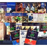 Scotland Home Rugby Programmes 1990s (27): Packed bundle inc a host of Five Nations & other